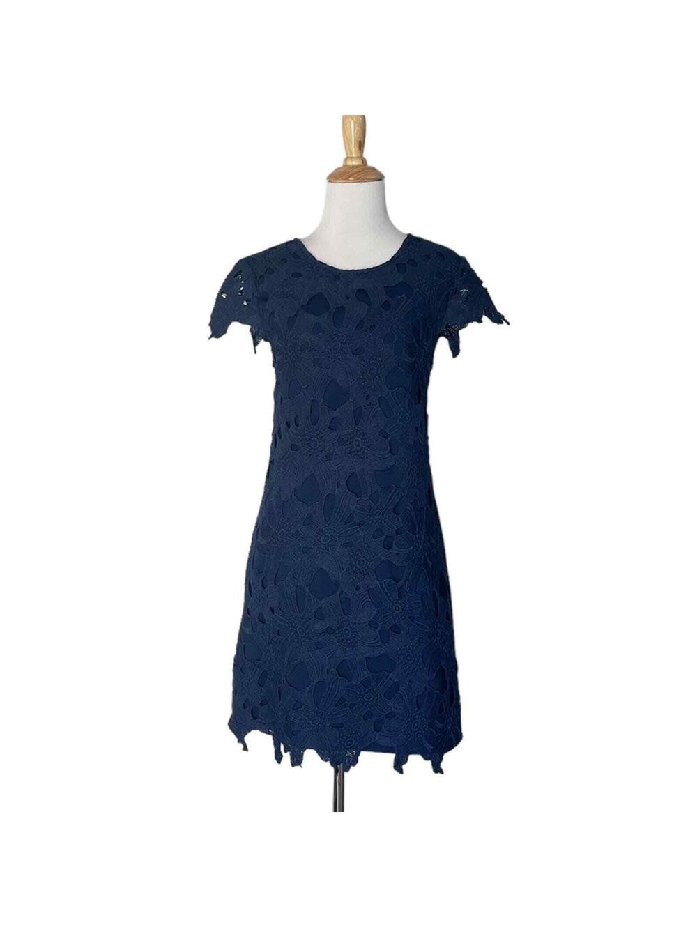 NWT Stitch Fix Ezra Blue Lace Shift Dress